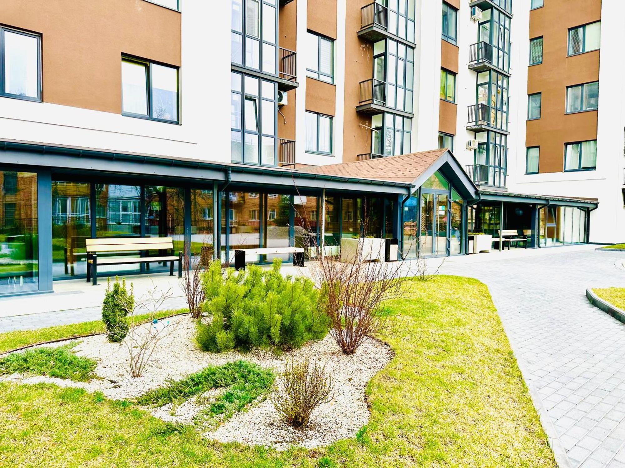 Modern Apartments With A Coffee Machine In The City Center, A View Of The City Rivne Luaran gambar